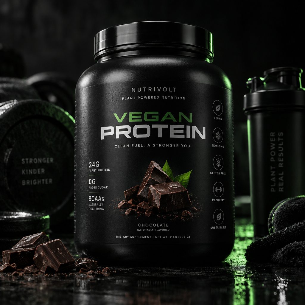 Proteína Vegana Chocolate — Nova Supplements